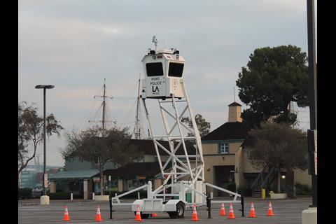 High tower: automated UGVs can allow security operatives to stay in the safety of the control centre. Credit: Richard Bauer
